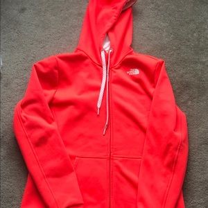 North face zip up hoodie